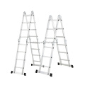 China wholesale merchandise 330lb heavy duty aluminium folding ladders multifunctional 4*3